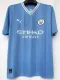 23-24 Man City Home 1:1 Fans Soccer Jersey