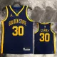 22-23 WARRIORS CURRY #30 Royal blue Top Quality Hot Pressing NBA Jersey (Trapeze Edition)