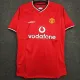 2000-2002 Man Utd Home Retro Soccer Jersey