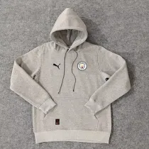 2024 Man City Gray Fleece Hoodie