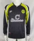 1995-1996 Dortmund Away Black Long sleeves Retro Soccer Jersey