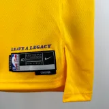 22-23 LAKERS SAKURA #28 Yellow Top Quality Hot Pressing NBA Jersey