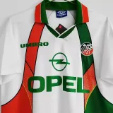 1994-1996 Ireland White Retro Soccer Jersey