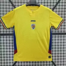 25-26 Romania Home Fans Soccer Jersey