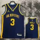 22-23 WARRIORS POOLE #3 Dark blue Top Quality Hot Pressing NBA Jersey (Trapeze Edition)