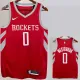 2018-19 ROCKETS WESTBROOK #0 Red Away Top Quality Hot Pressing NBA Jersey