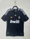 2008-2009 RMA Away Black Retro Soccer Jersey
