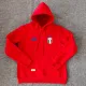 2024 Italy Red Fleece Hoodie