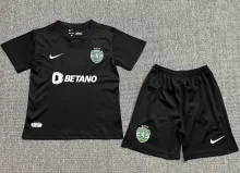 23-24 Sporting Lisbon Fourth Kids Soccer Jersey