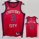 22-23 Pelicans McCOLLUM #3 Red Top Quality Hot Pressing NBA Jersey (Trapeze Edition) 飞人版