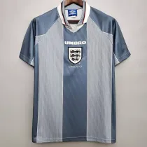 1996 England Away Retro Soccer Jersey