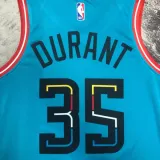 SUNS DURANT #35 Blue Top Quality Hot Pressing NBA Jersey