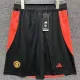 24-25 Man Utd Black Shorts Pants