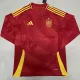 2024 Spain European Cup Home Long sleeves Fans Version Soccer Jersey