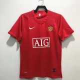 2008-2009 Man Utd Home Retro Soccer Jersey