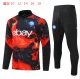 24-25 Napoli High Quality Kids Half Pull Tracksuit