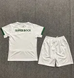 24-25 Sporting Lisbon Away Kids Soccer Jersey