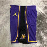 22-23 LAKERS Purple Top Quality NBA Pants (Trapeze Edition) 飞人版