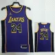 22-23 LAKERS BRYANT #24 Purple Top Quality Hot Pressing NBA Jersey (Trapeze Edition)