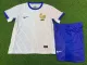 2024 France European Cup Away Player Version Kids Soccer Jersey