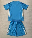 24-25 Mexico Lake Blue GoalKeeper Kids Soccer Jersey