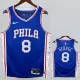 24-25 76ERS GEORGE #8 Blue Top Quality Hot Pressing NBA Jersey