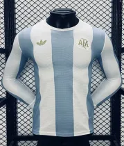 24-25 Argentina 50th Commemorative Edition  Long sleeves Player Version Soccer Jersey