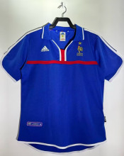 2000 France Home Retro Soccer Jersey