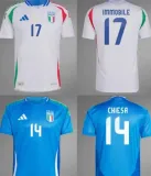 2024 Italy European Cup Away Fans Soccer Jersey
