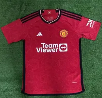 23-24 Man Utd Home 1:1 Fans Soccer Jersey