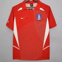 2002 Korea Home Retro Soccer Jersey