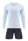 24-25 New White High Quality Long Sleeve Training Suit