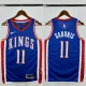24-25 Kings SABONIS #11 Blue City Edition Top Quality Hot Pressing NBA Jersey