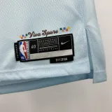 24-25 SA Spurs SOCHAN #10 Light blue City Edition Top Quality Hot Pressing NBA Jersey