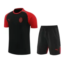 24-25 ACM Black Training Short Suit (100%Cotton)纯棉