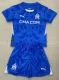 24-25 Marseille Blue GoalKeeper Kids Soccer Jersey