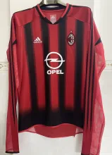 2004-2005 ACM Home Long sleeves Retro Soccer Jersey