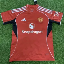 25-26 Man Utd Home Fans Soccer Jersey