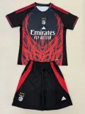 25-26 Benfica Black Concept Edition Kids Soccer Jersey