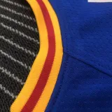 WARRIORS CURRY #30 Blue 75th Anniversary Retro NBA Jersey
