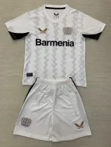 24-25 LeverKusen Away Kids Soccer Jersey