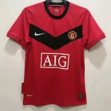 2009-2010 Man Utd Home Retro Soccer Jersey