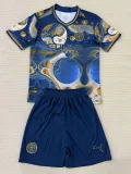 25-26 Man City Blue Concept Edition Kids Soccer Jersey