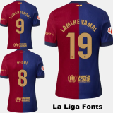 24-25 BAR Home Player Version Soccer Jersey*空白版本
