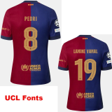 24-25 BAR Home Player Version Soccer Jersey*空白版本