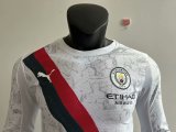 25-26 Man City Away Long Sleeves Player Version Soccer Jersey