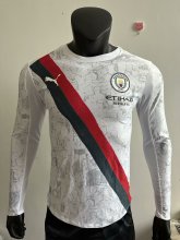 25-26 Man City Away Long Sleeves Player Version Soccer Jersey