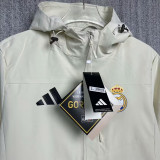 24/25 RMA White Assault  Hooded Windbreaker (Y13连帽冲锋衣）