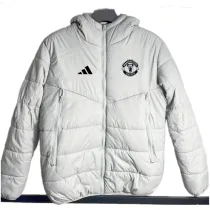 24/25 Man Utd Grey Hooded Cotton Coat 连帽棉衣