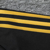 24/25 RMA Black  Kids  Half Pull Tracksuit  (童装、半拉链)